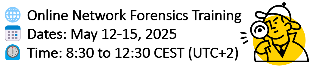 Online Network Forensics Training
